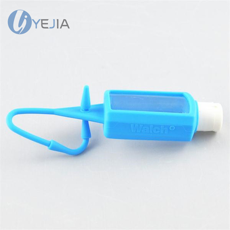 Travel-friendly Portable Silicone Holder for Hand Sanitizers_